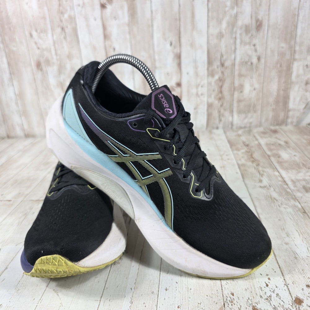 ASICS Gel-Kayano 30 Womens Running Shoes Black Multi Color 1012B357 Size 9 - Picture 6 of 8